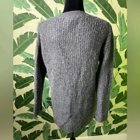 Halogen Gray Tunic Crewneck Sweater Size XS - Picture 4 of 5